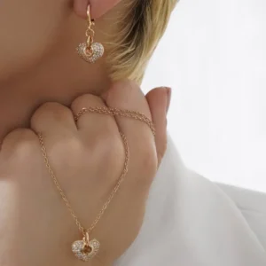 نیمست قلبی نگین دار