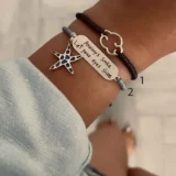 دستبندهای نقره طرح ابر و ستاره دریایی